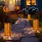 Mothers Day Gifts for Mom, Birthday Gifts Grandma Ladies Solar Lanterns Outdoor Hanging Hollowed-Out Metal Waterproof LED Garden Decor Outside for Patio Yard Porch, Dragonfly, 1 Pack